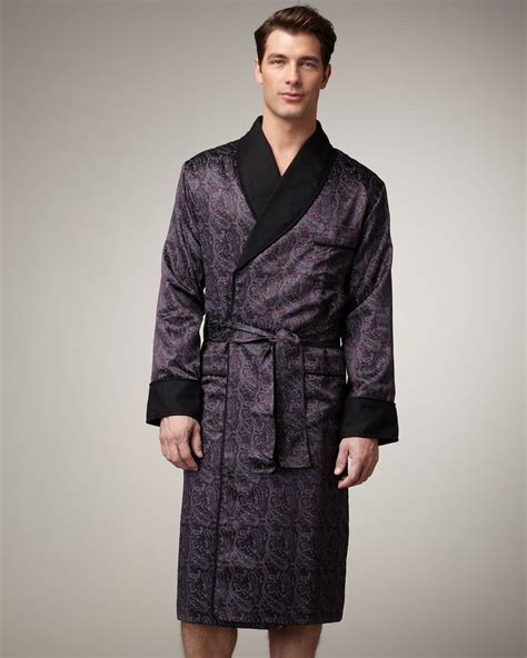 Men Silk Robe 